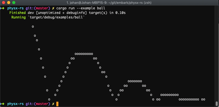 physx-rs example ball